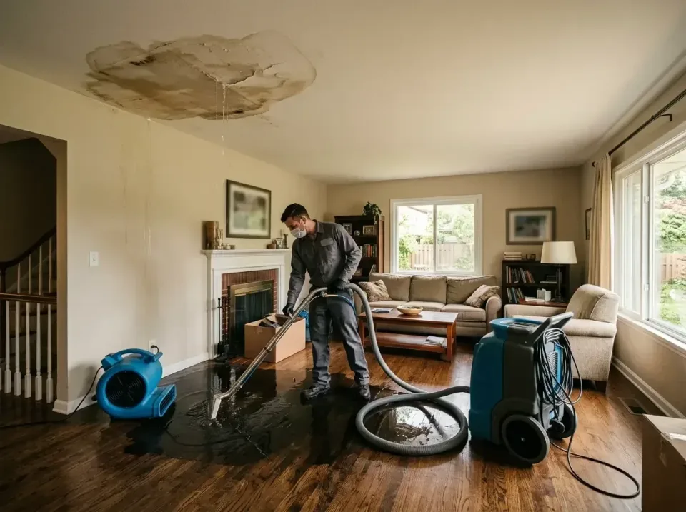 attic-pipe-burst-ceiling-drip-008 — frequently asked questions, Water Damage Restoration & Carpet Care in Wildwood, MO